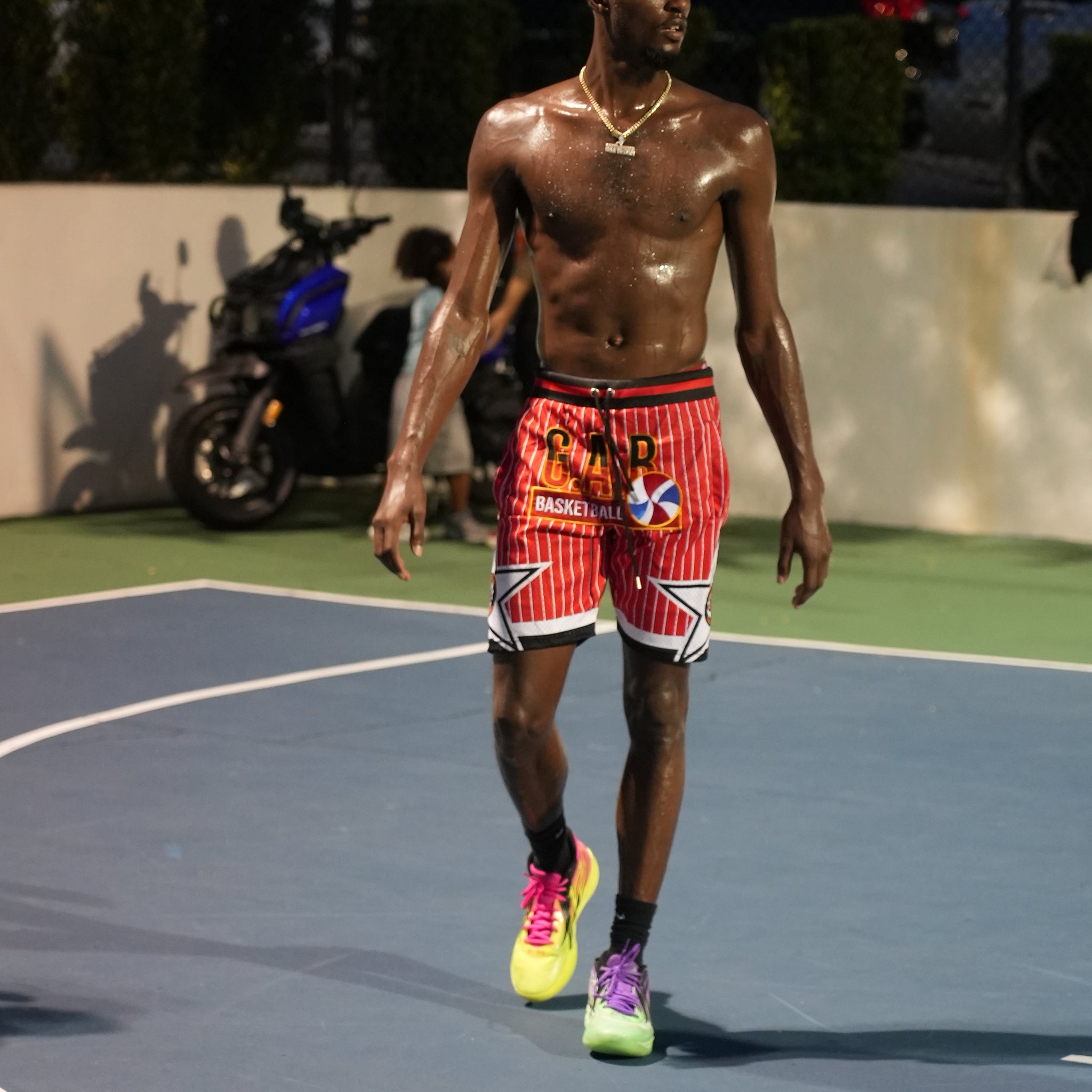GABsouth "Crimson" basketball shorts Quick Dry Breathable